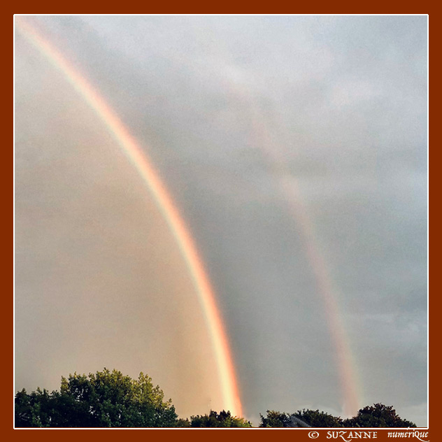 Arc-en-ciel sur Bruxelles - 26 ao�t 2023 -- 26/08/23