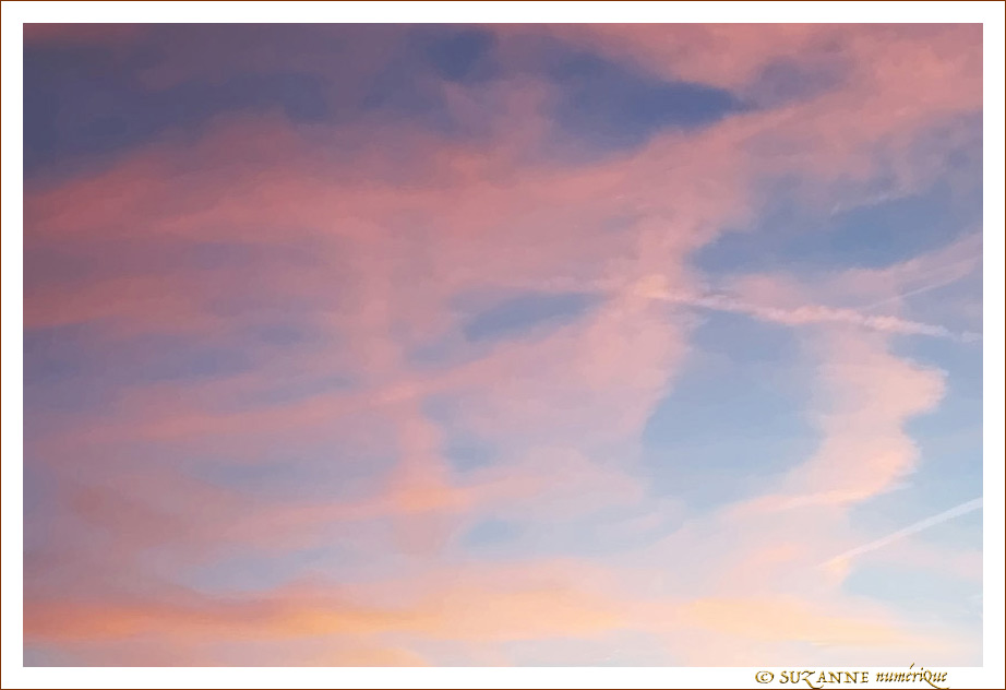Quand le Ciel se teinte de rose