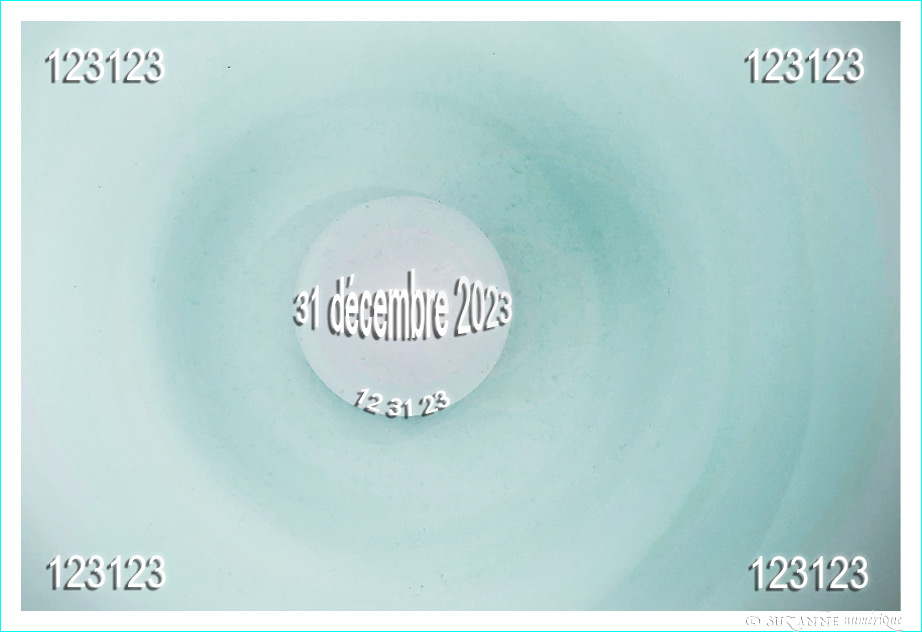 Le dernier jour de 2023 sera 123123 -- 30/12/23