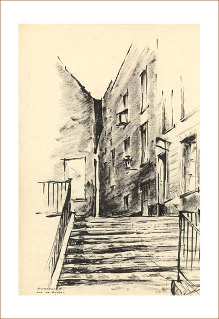 Rue du Baudet�: En 1939 et en 2007
