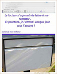 Sous l'auvent, je l'attends ...