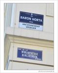 Plaque Rue Baron Horta -- 29/05/09