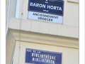 Plaque Rue Baron Horta -- 29/05/09