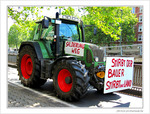 Manifestation des producteurs de lait